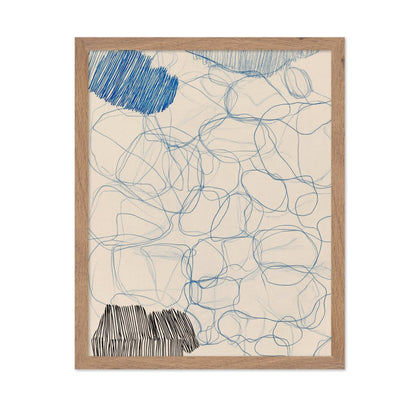 Blue Sketch Forms