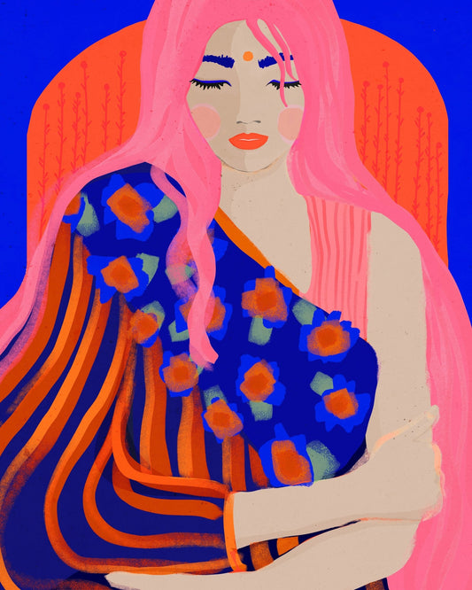 Pink Hair Portrait No2