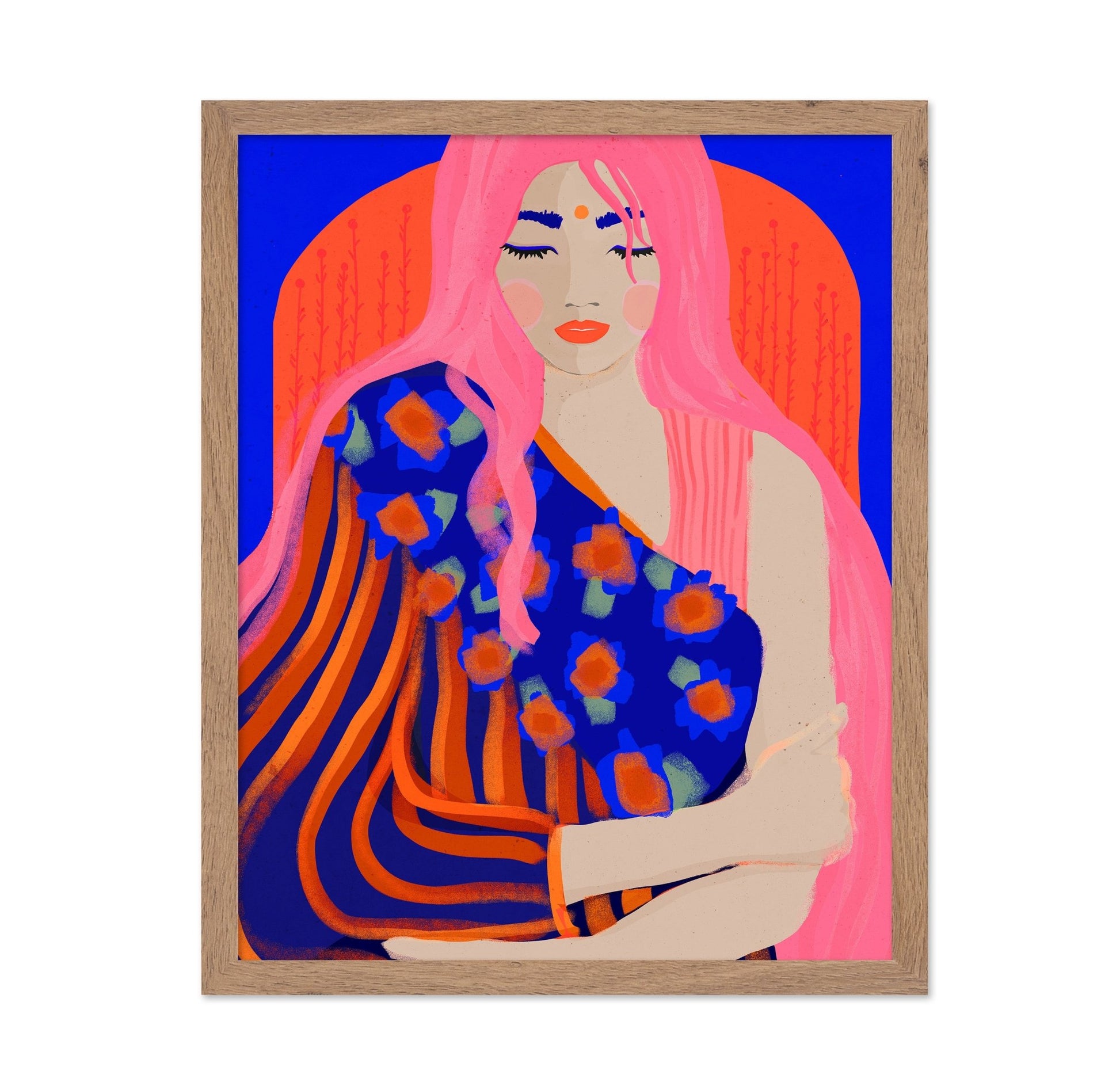 Pink Hair Portrait No2