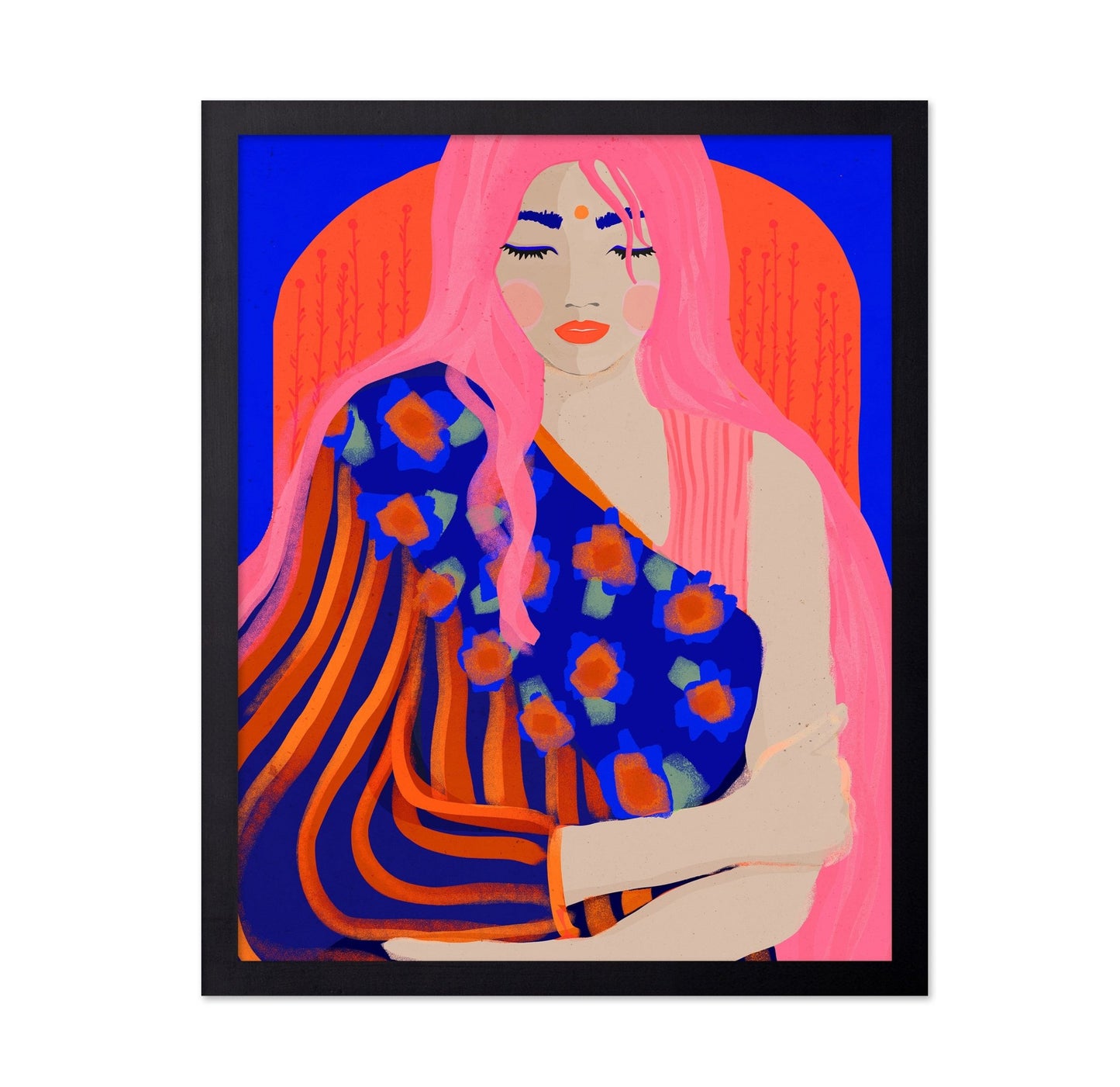 Pink Hair Portrait No2