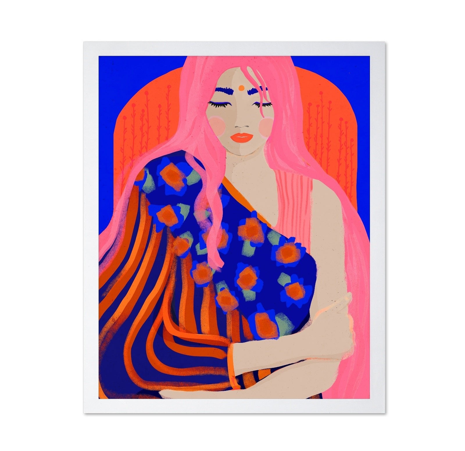 Pink Hair Portrait No2