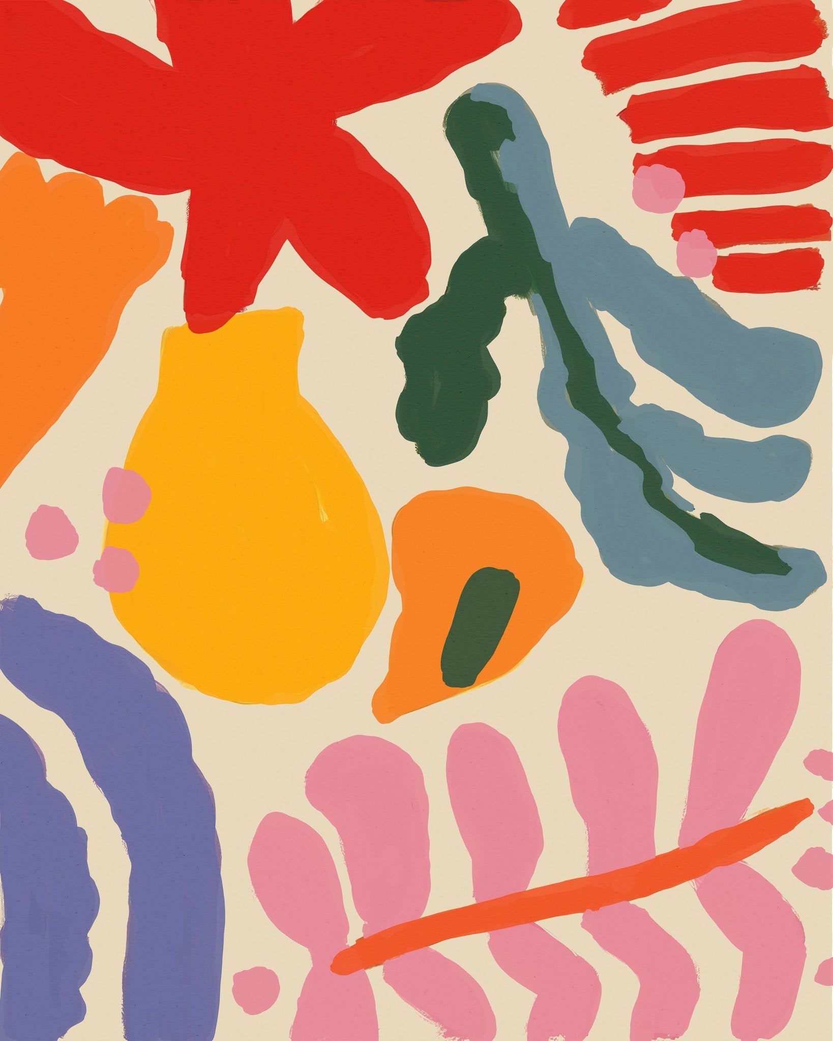 Playful Color Shapes No2