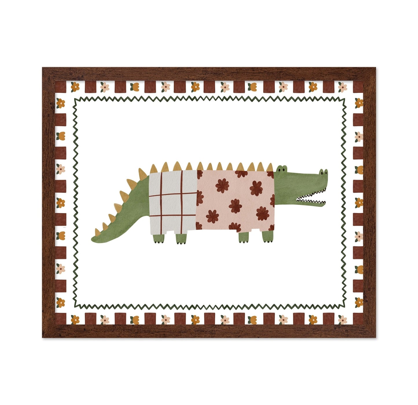 Patterned Crocodile