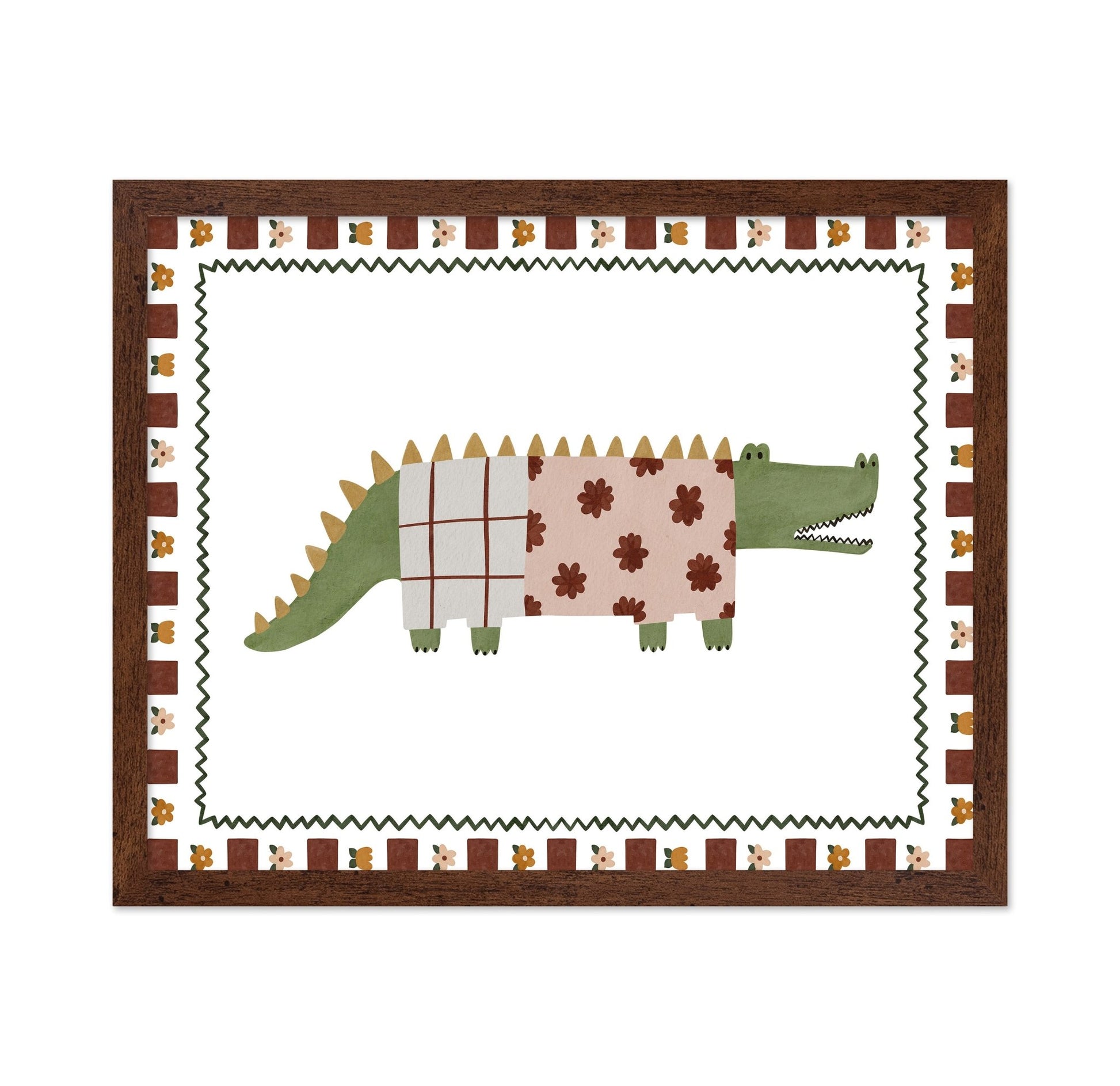 Patterned Crocodile
