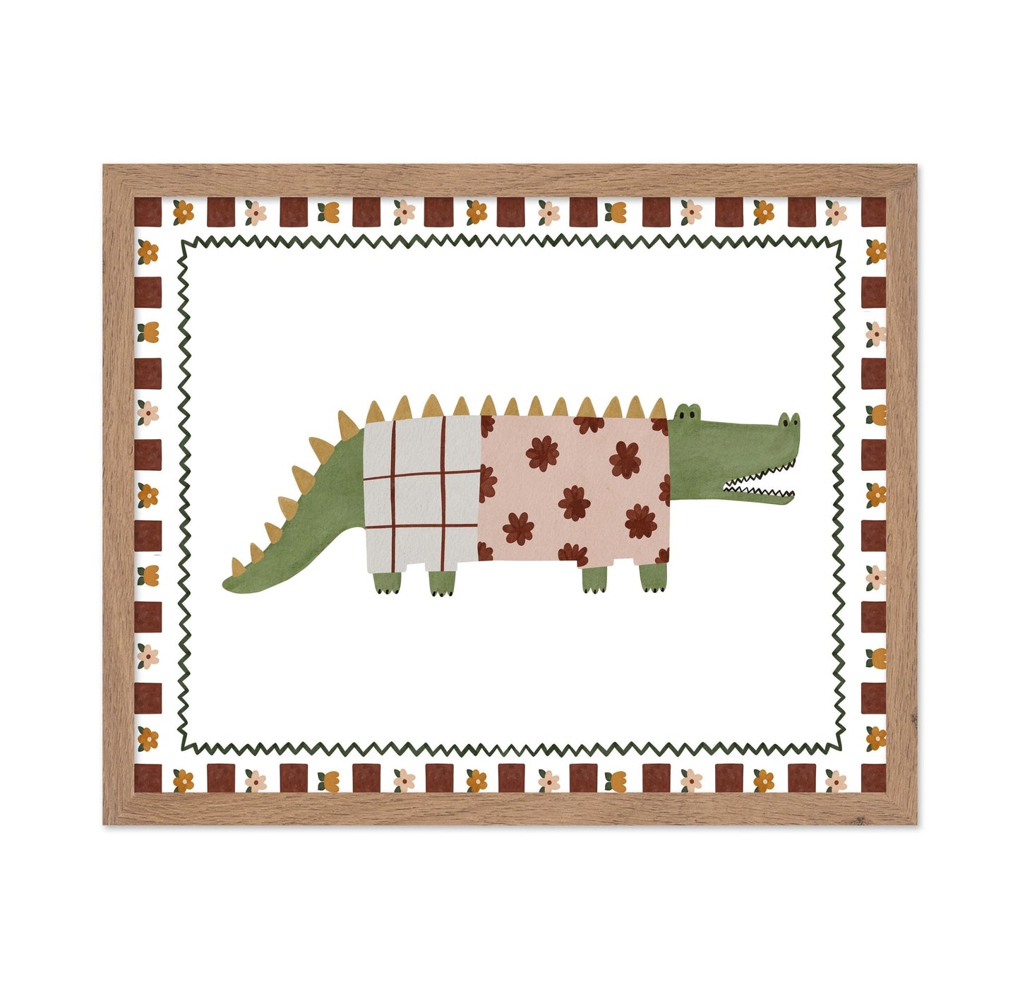 Patterned Crocodile