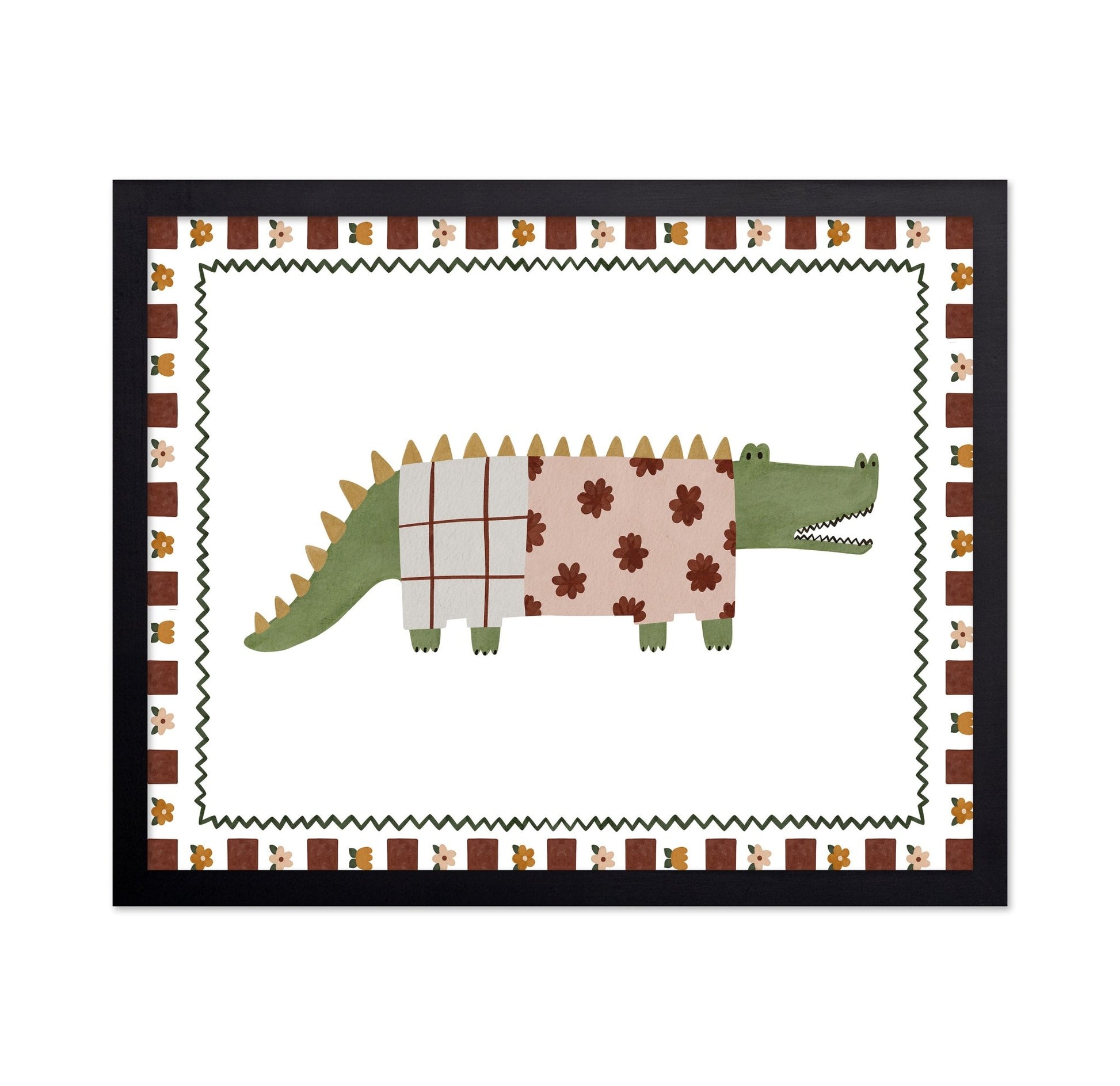 Patterned Crocodile