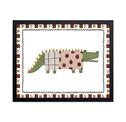 Patterned Crocodile