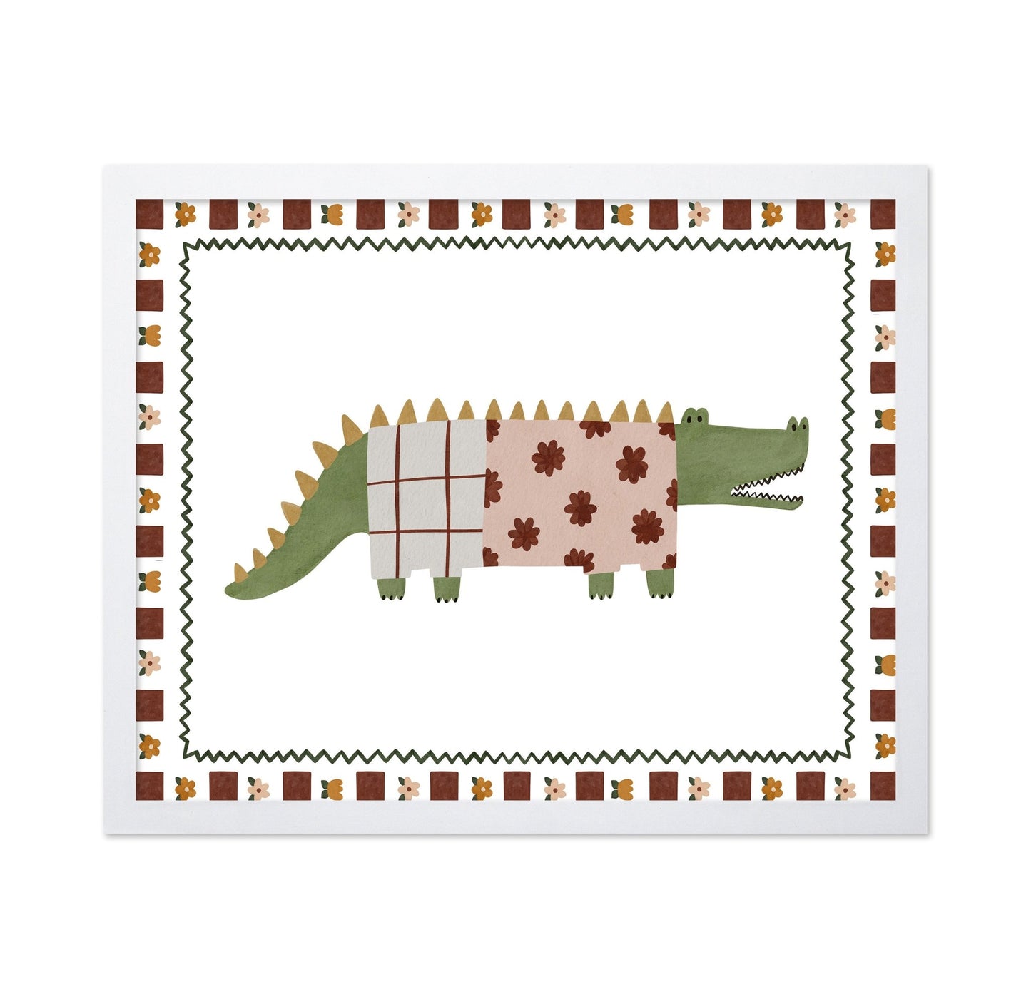 Patterned Crocodile