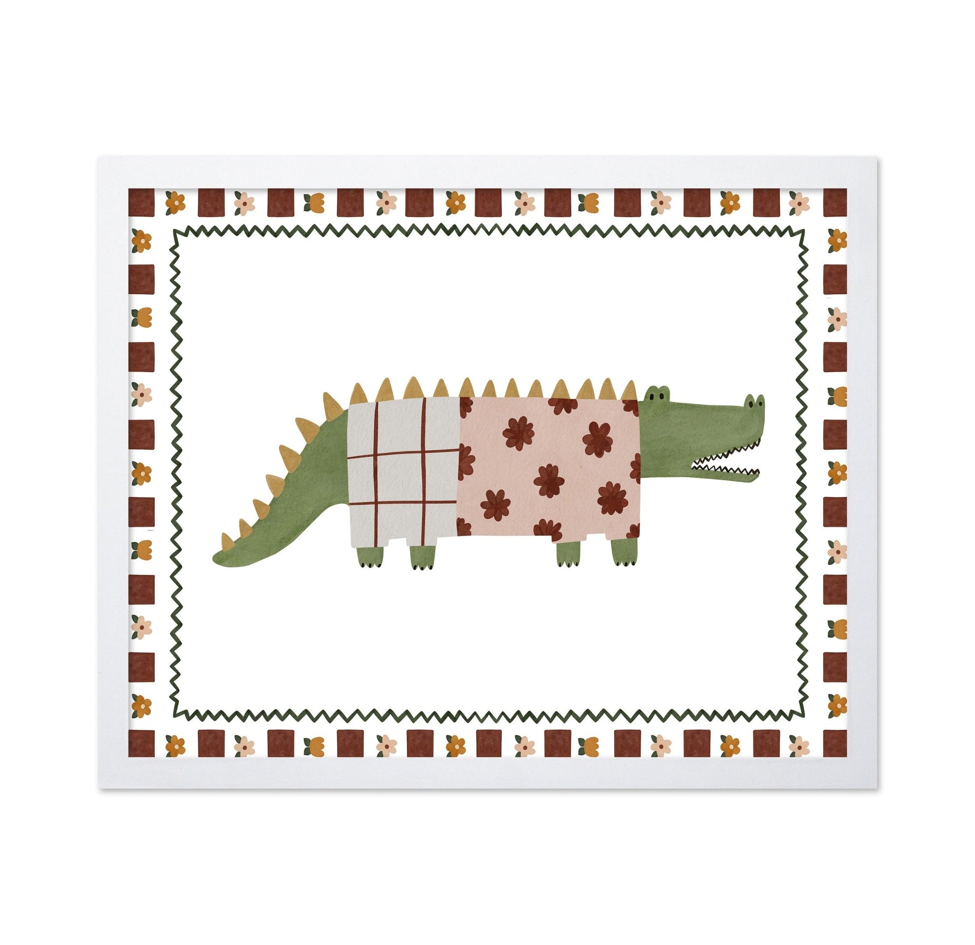 Patterned Crocodile
