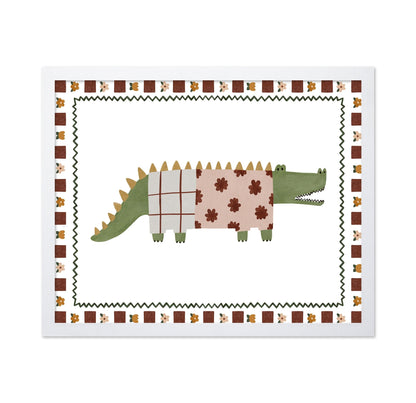 Patterned Crocodile
