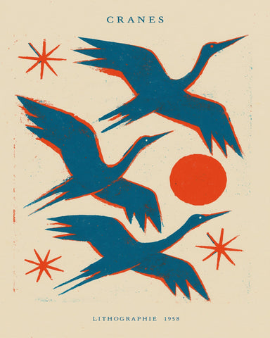 Flying Cranes