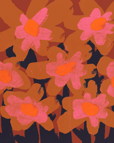 Bold Floral Pattern No2