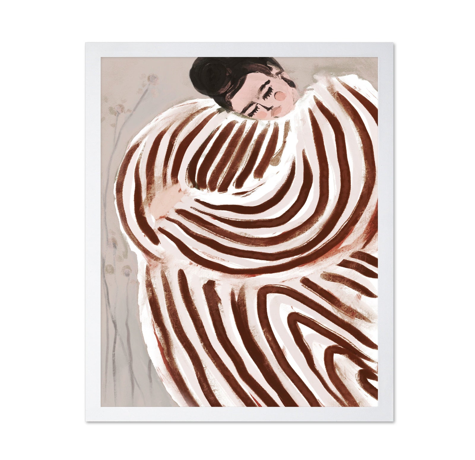 Cozy Striped Figure