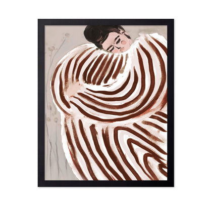 Cozy Striped Figure