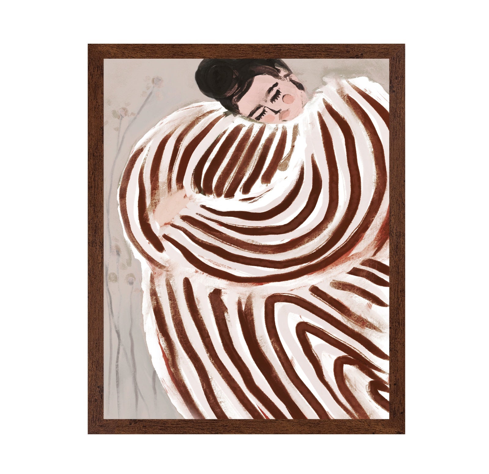 Cozy Striped Figure