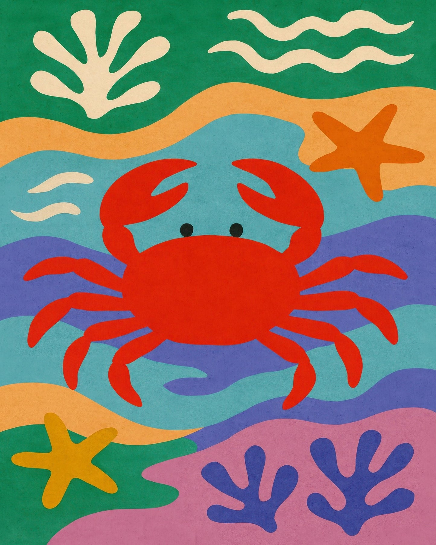 Colorful Crab No1
