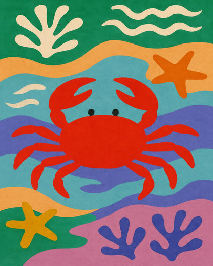 Colorful Crab No1