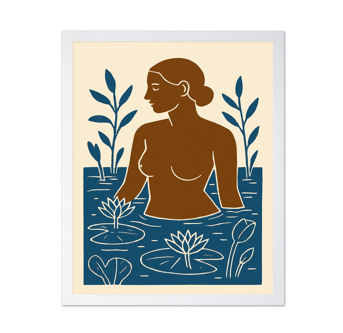 Serene Water Woman