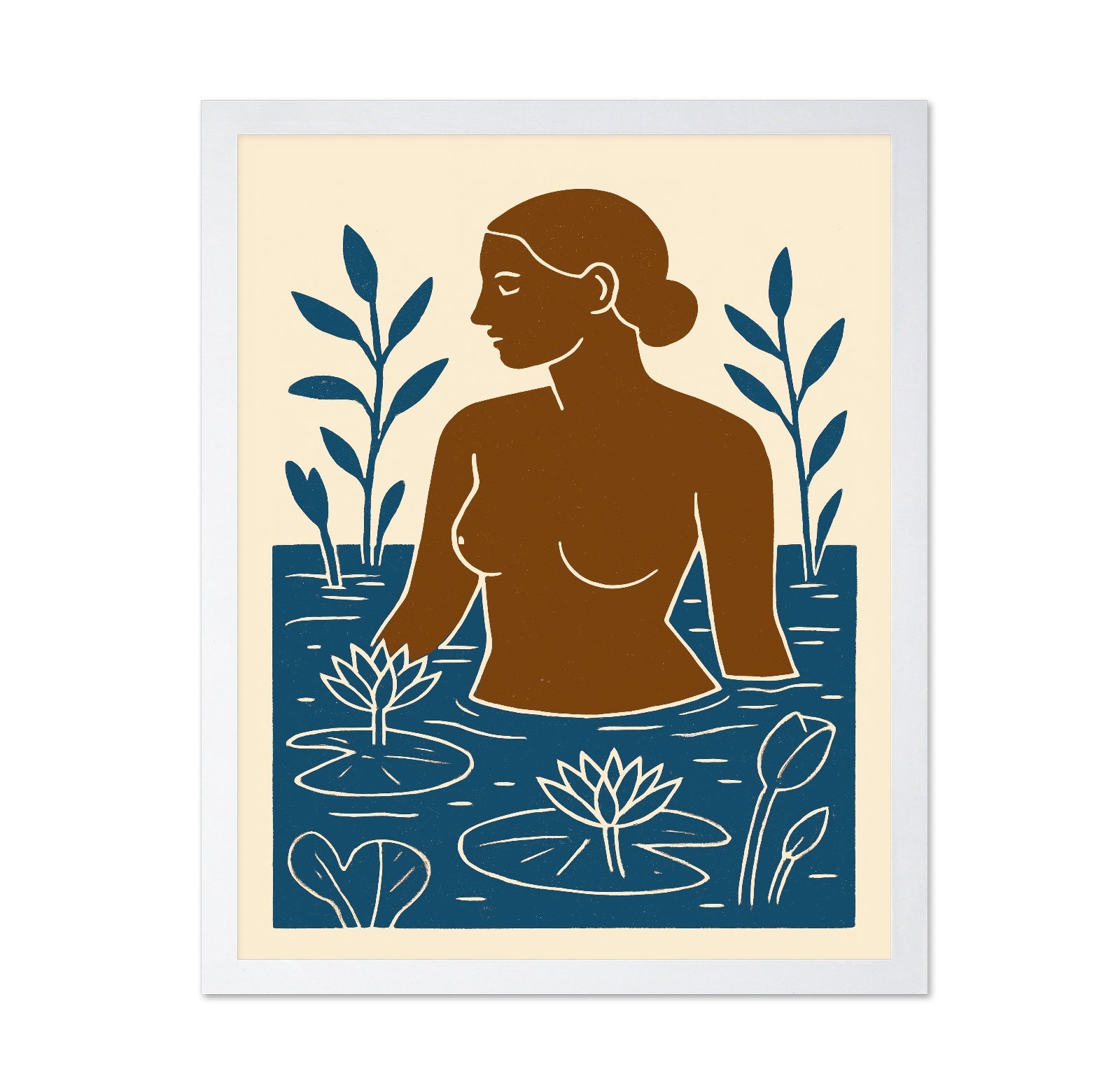 Serene Water Woman