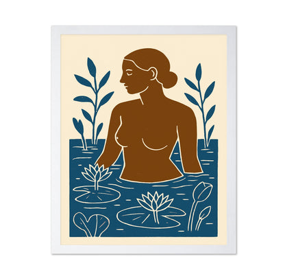 Serene Water Woman