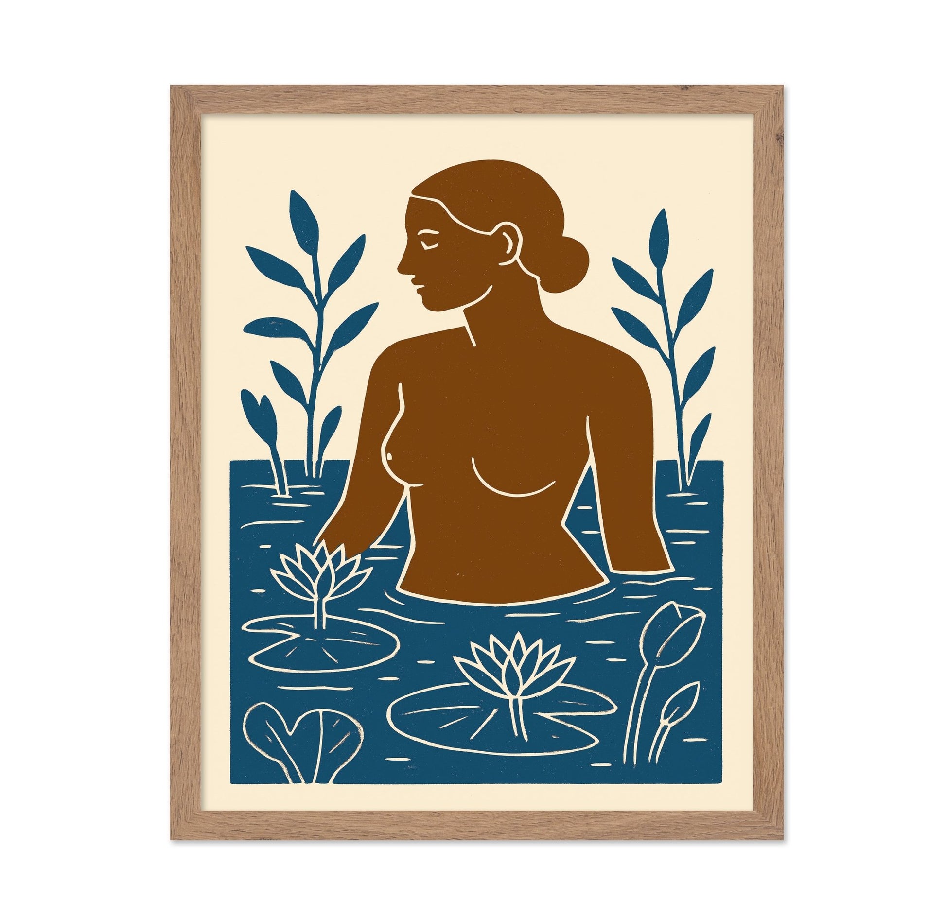Serene Water Woman