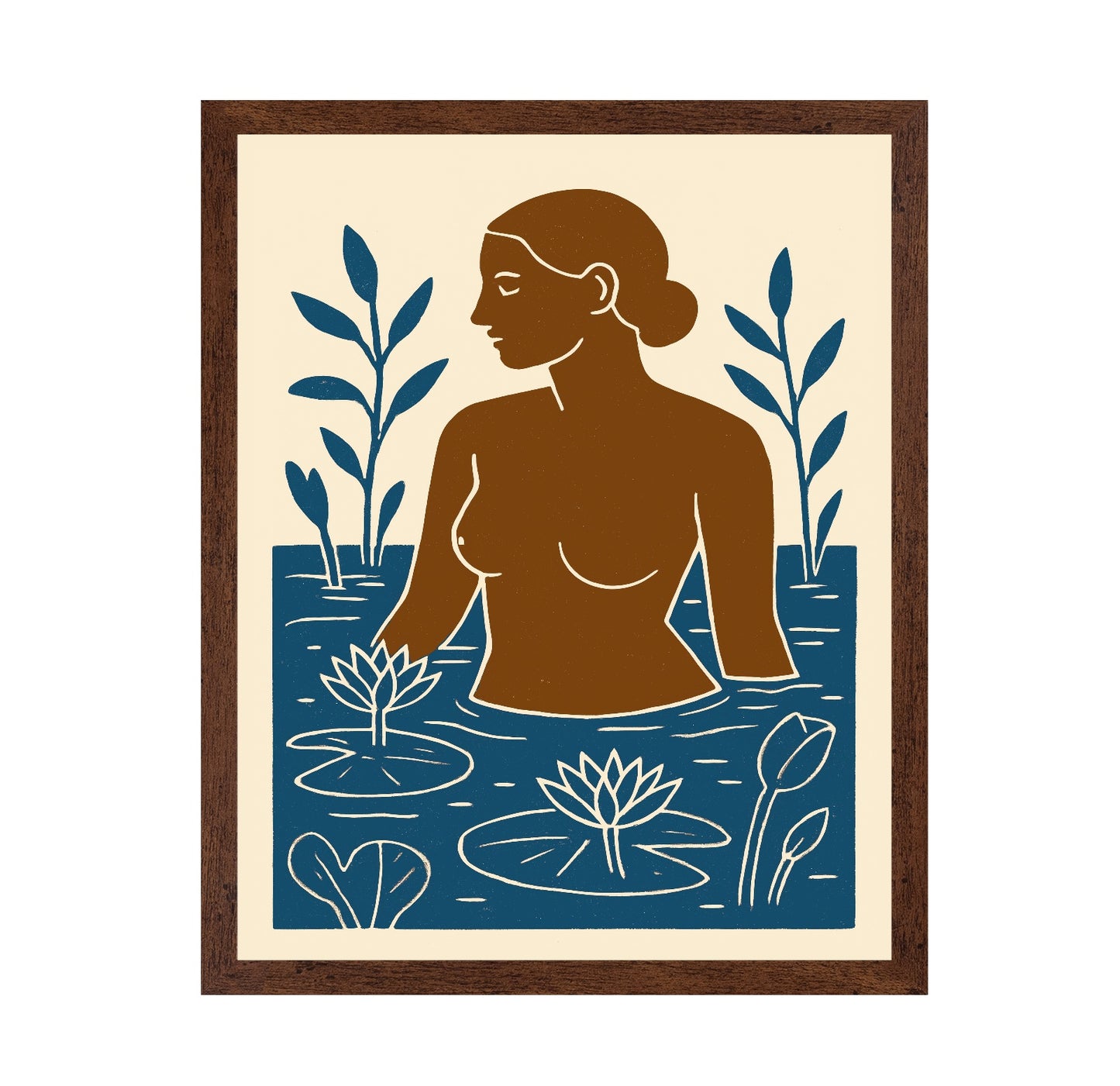 Serene Water Woman