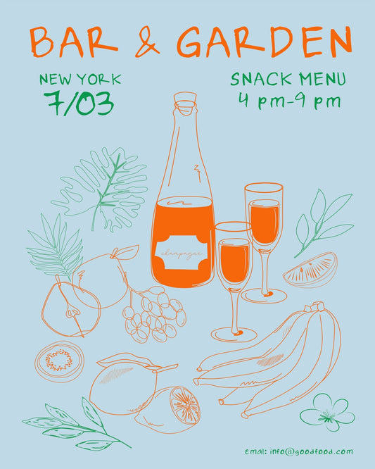 Bar Garden Poster