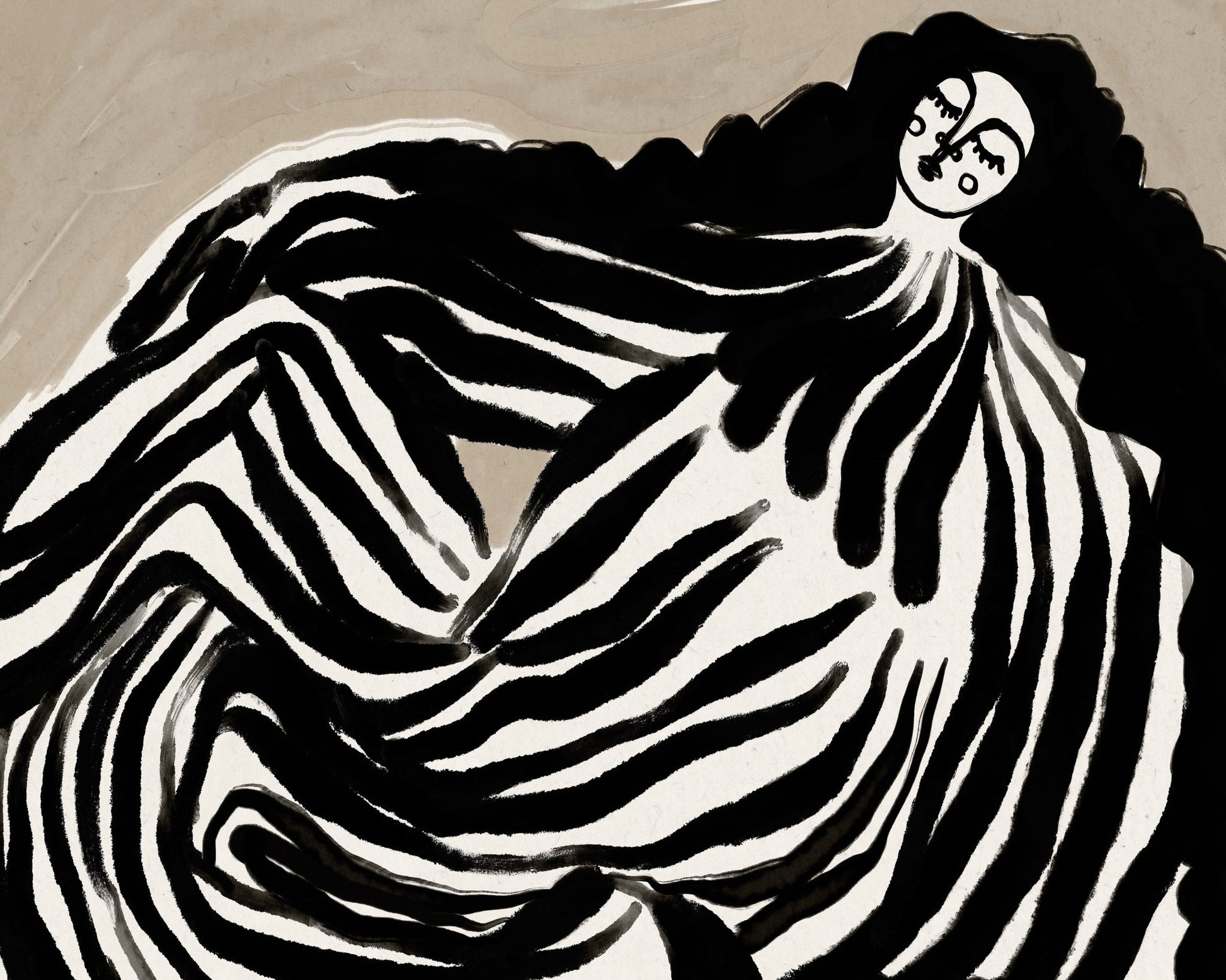 Striped Recline