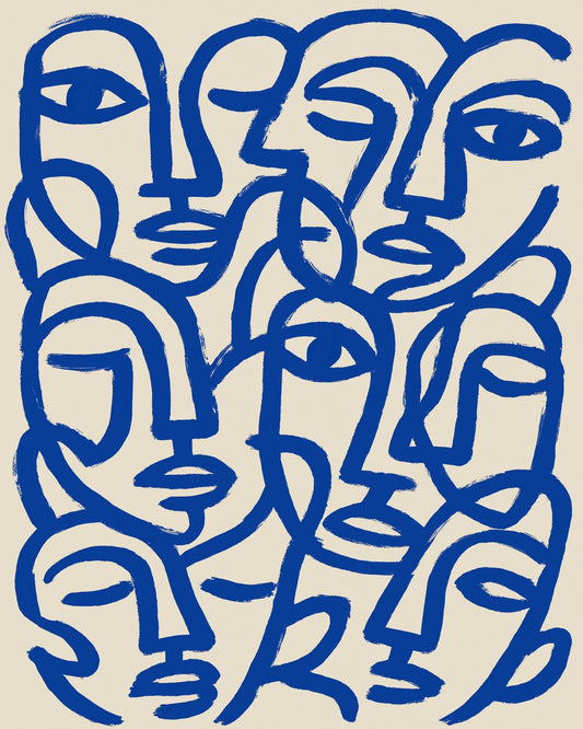 Blue Faces Unity