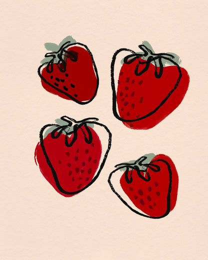 Playful Strawberries
