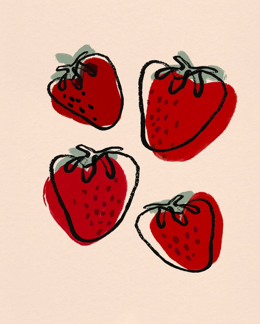 Playful Strawberries