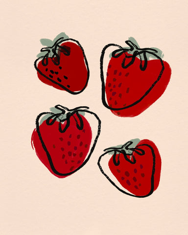 Playful Strawberries