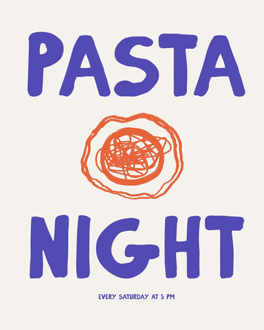 Pasta Night Poster