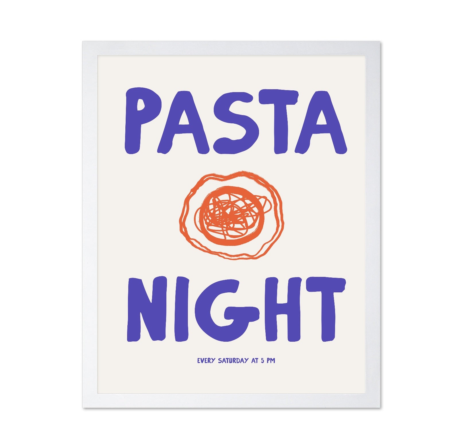 Pasta Night Poster
