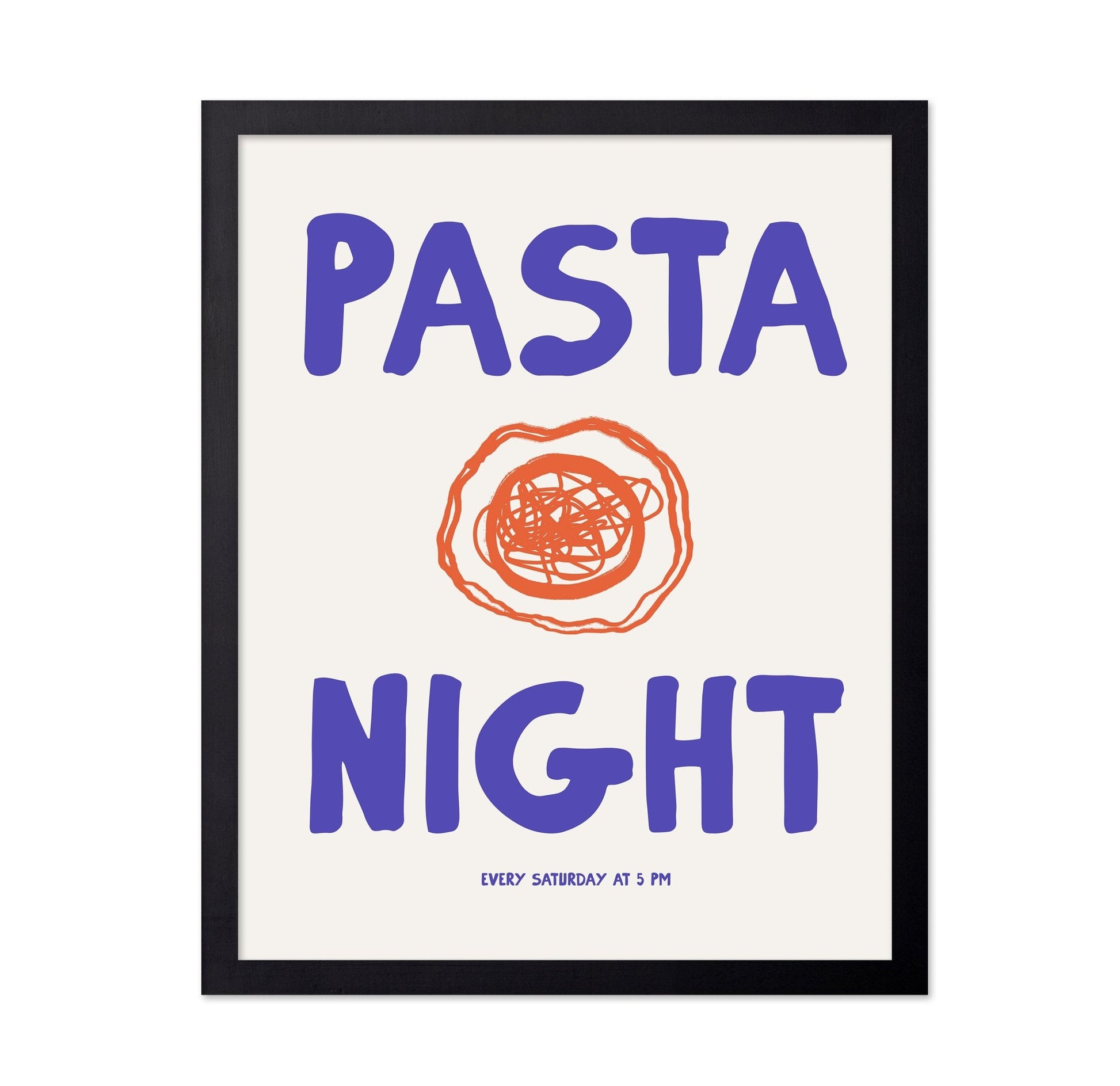 Pasta Night Poster