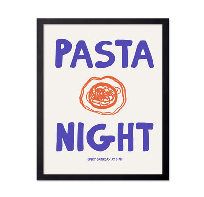 Pasta Night Poster