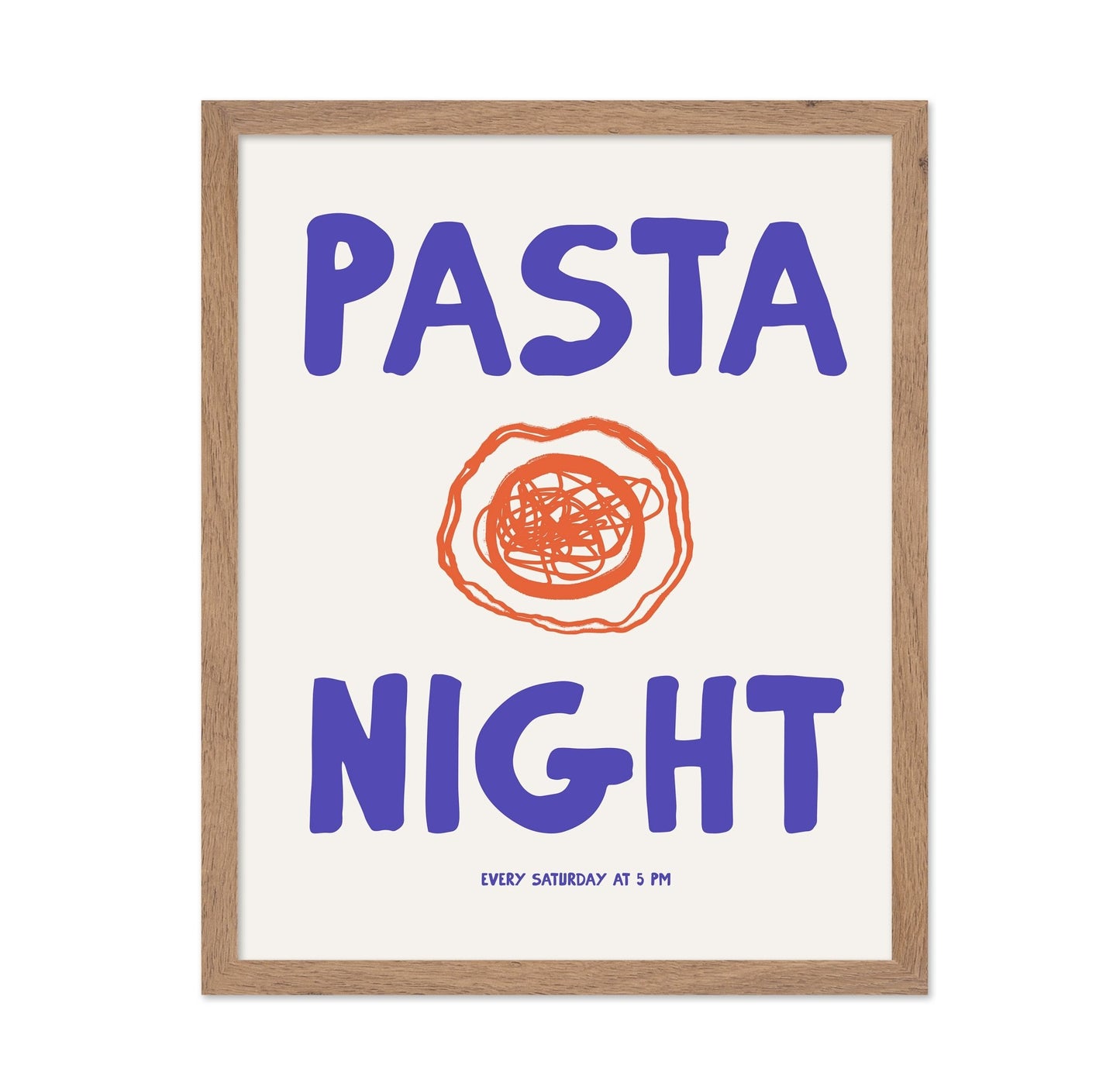 Pasta Night Poster