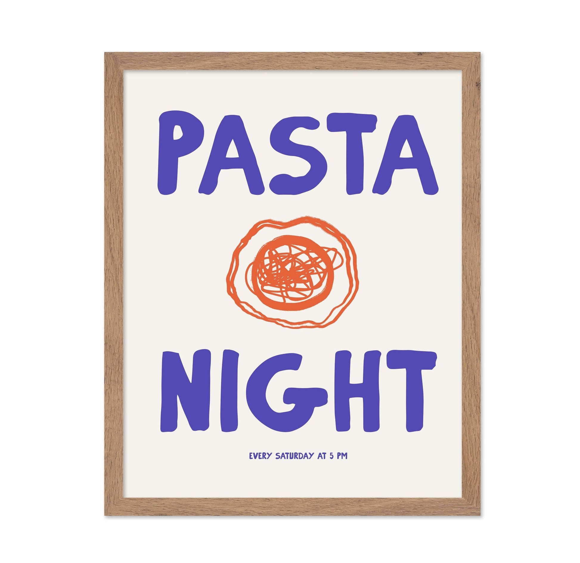 Pasta Night Poster