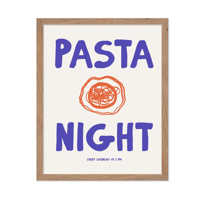 Pasta Night Poster