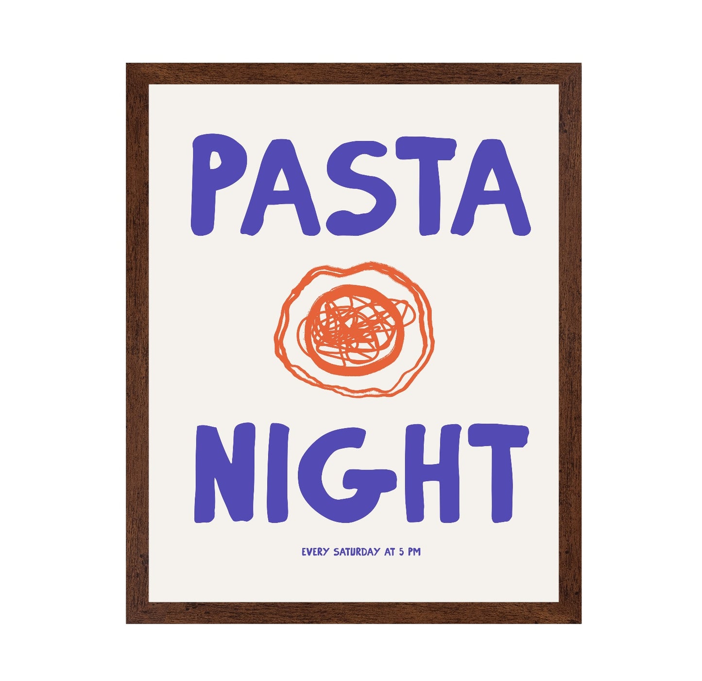 Pasta Night Poster