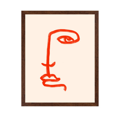 Red Line Face