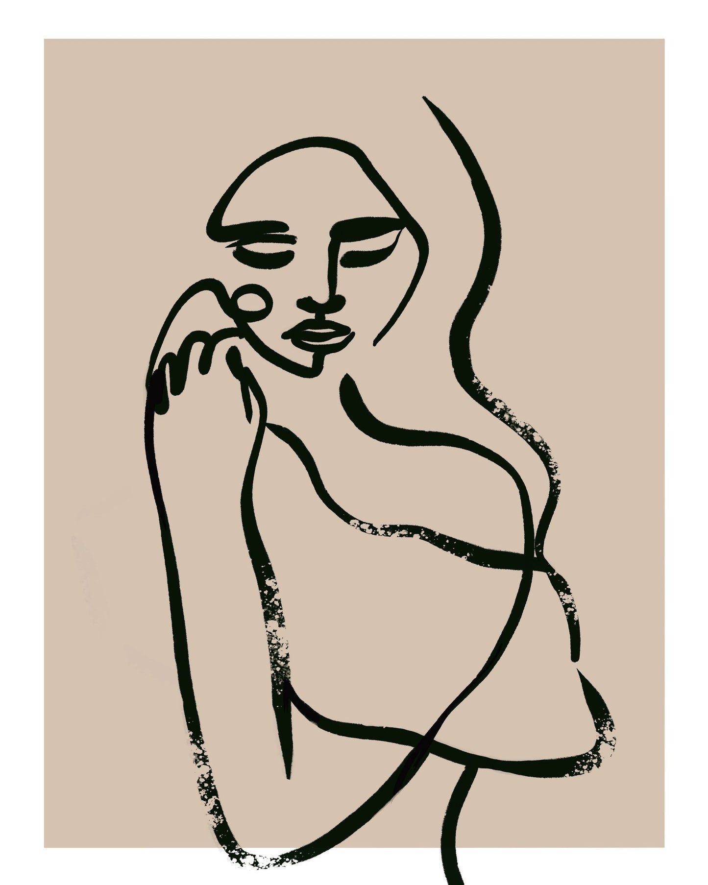 Quiet Line Woman