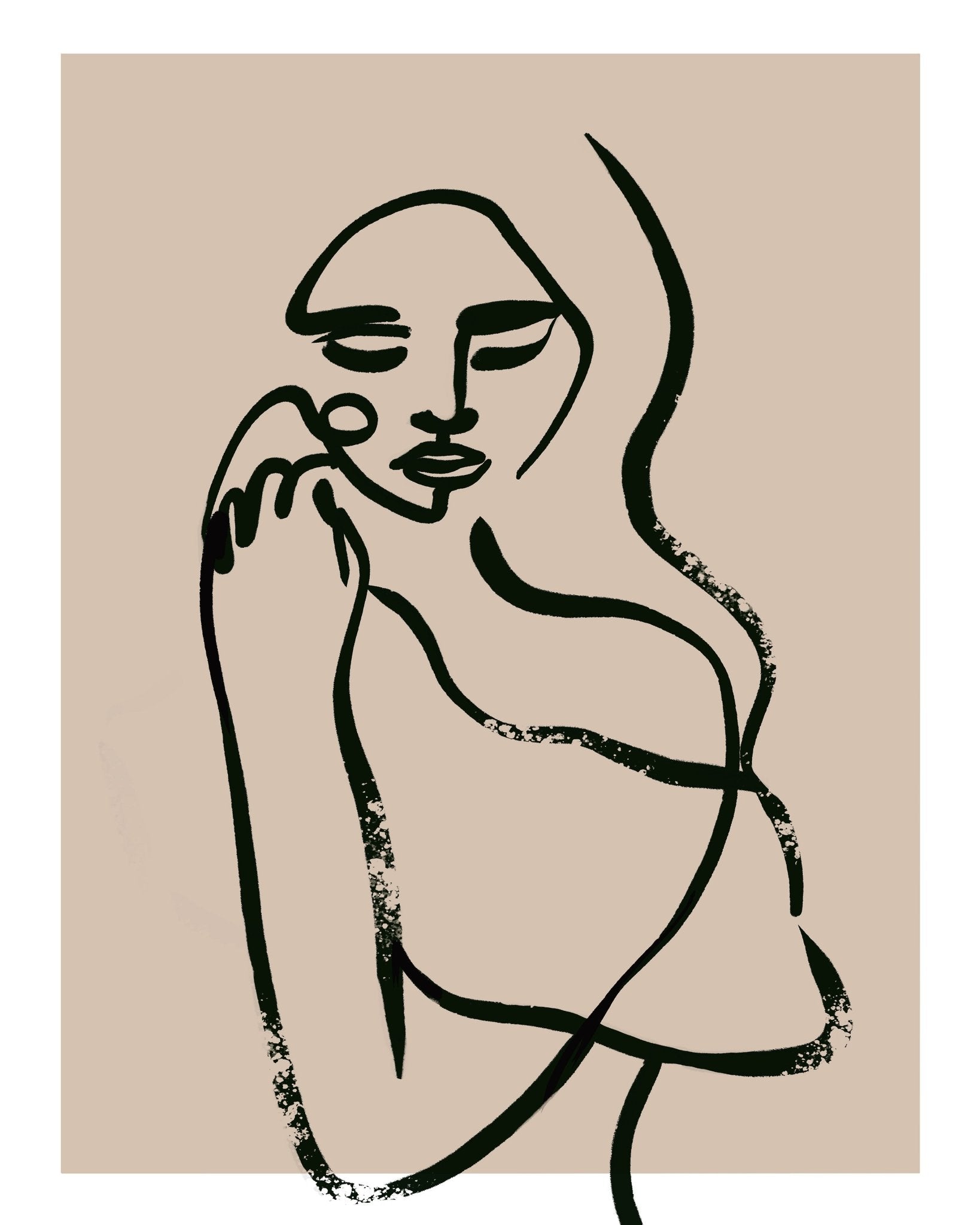 Quiet Line Woman