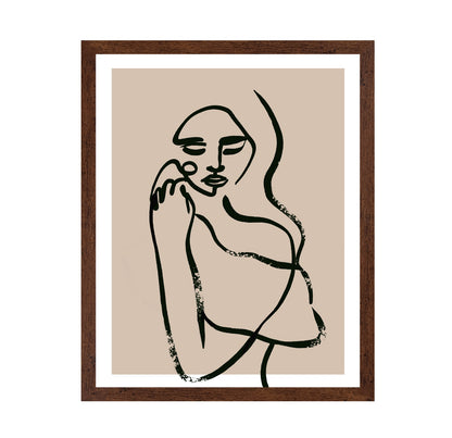 Quiet Line Woman