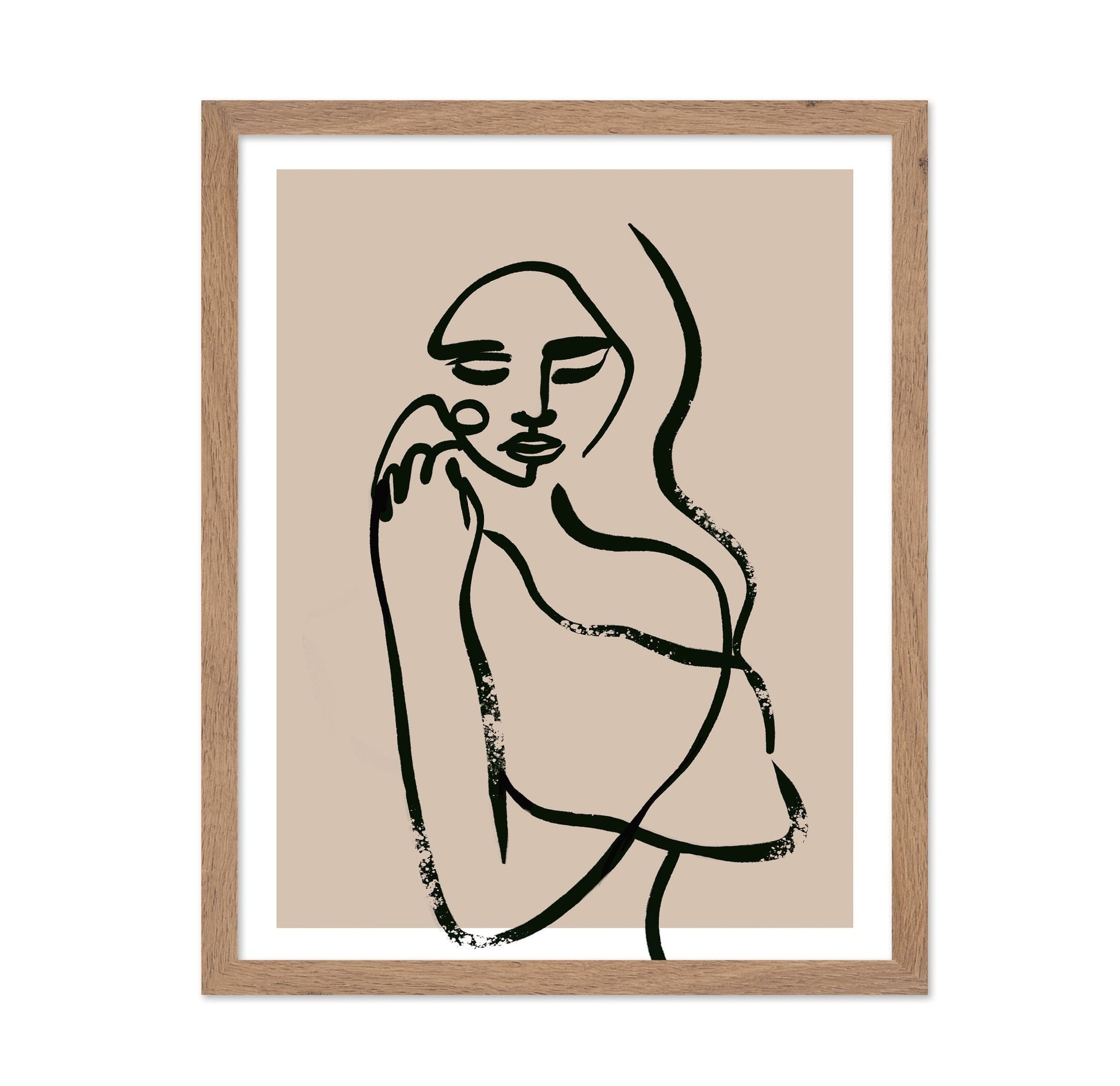 Quiet Line Woman