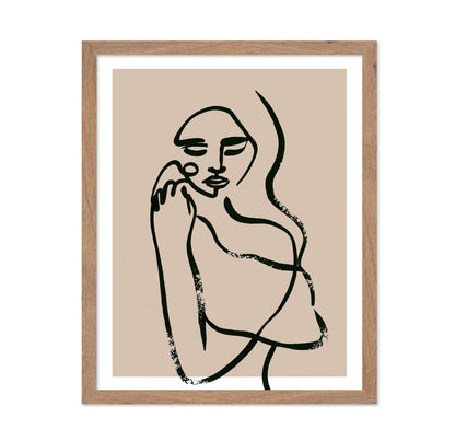 Quiet Line Woman