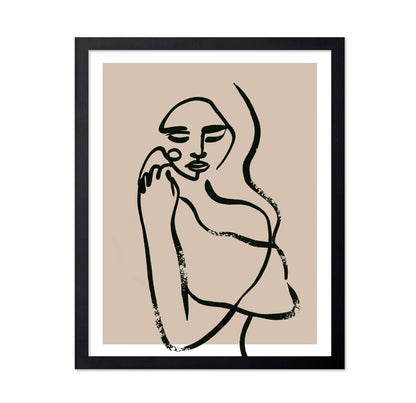 Quiet Line Woman