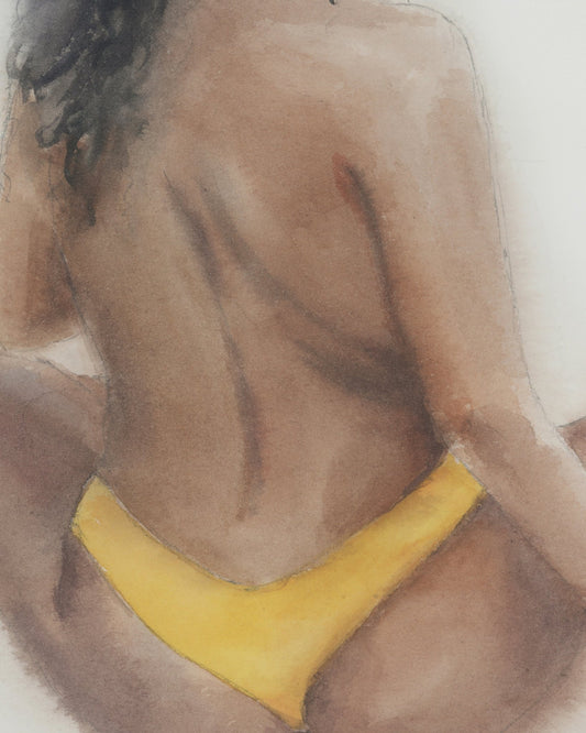 Golden Back Figure