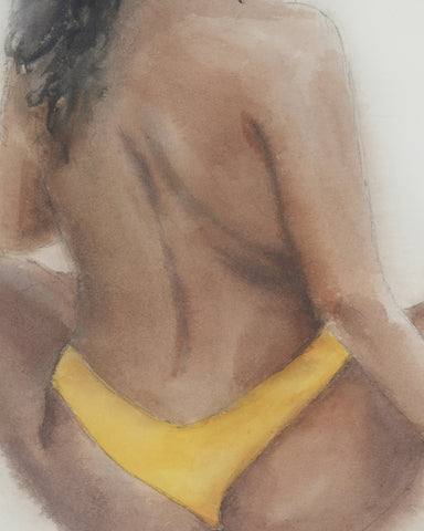 Golden Back Figure