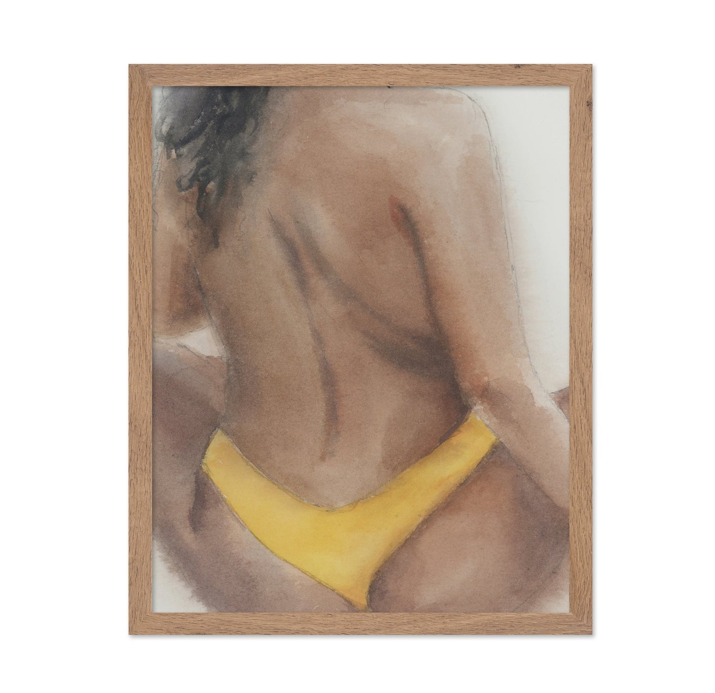 Golden Back Figure